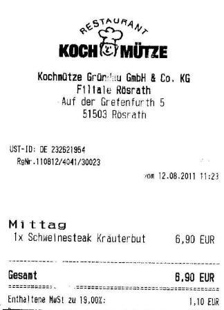 rkzl Hffner Kochmtze Restaurant